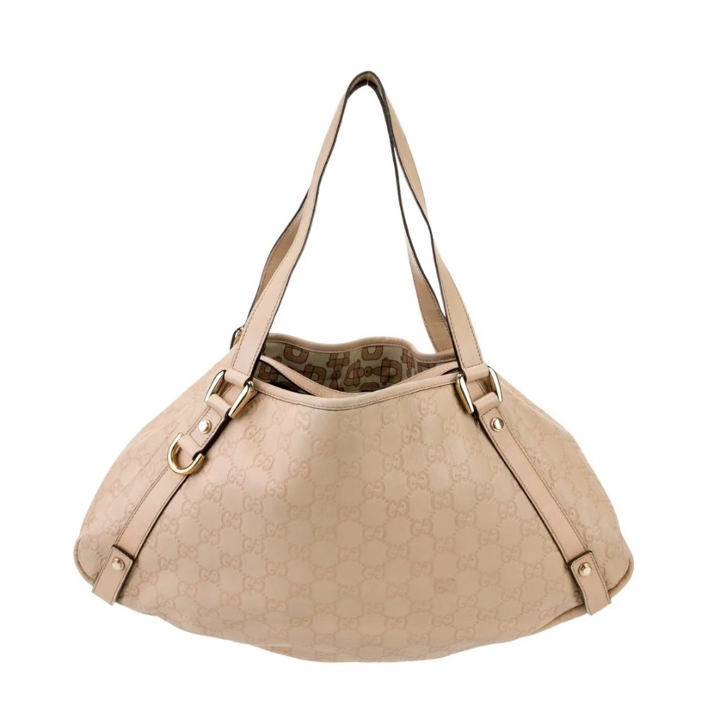 Vintage Gucci Y2K Signature GG Monogram Pink Shoulder Bag